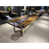 Olive River Epoxy Table- gz14 - boccainteriors