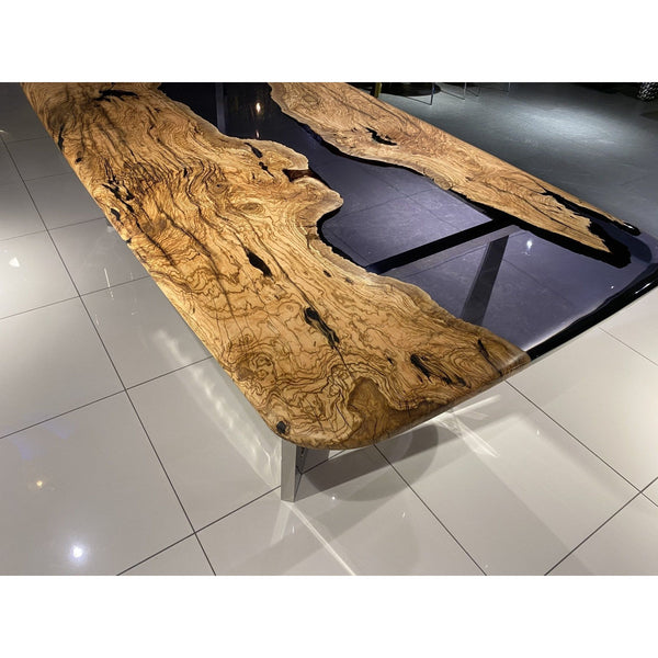 Olive River Epoxy Table- gz14 - boccainteriors