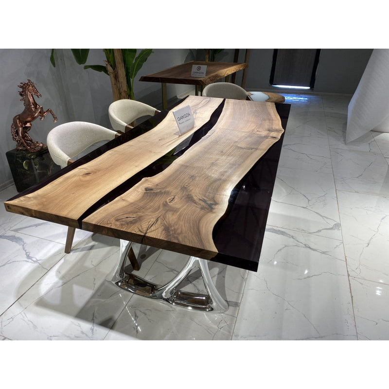 Walnut River Table - boccainteriors