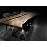 Walnut River Table - boccainteriors