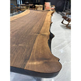 Walnut Slab Dining Table - boccainteriors